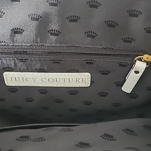 Juicy Couture Textured Black and White Tote - Picture 11 of 12